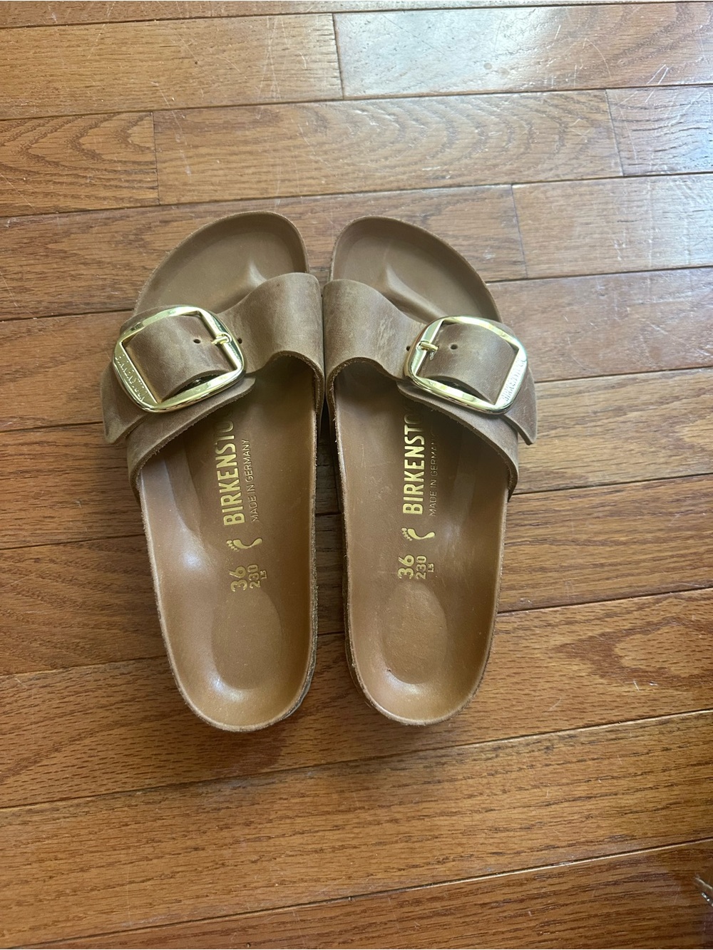 Brown Birkenstock Madrid Big Buckle Sandals size 36 - Picture 7 of 7